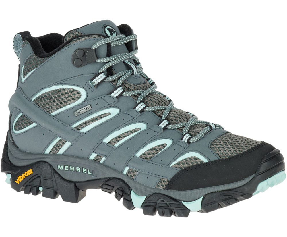 Botas Mujer - Merrell Moab 2 Mid Gore-Tex® - Gris - ZBIA-38160